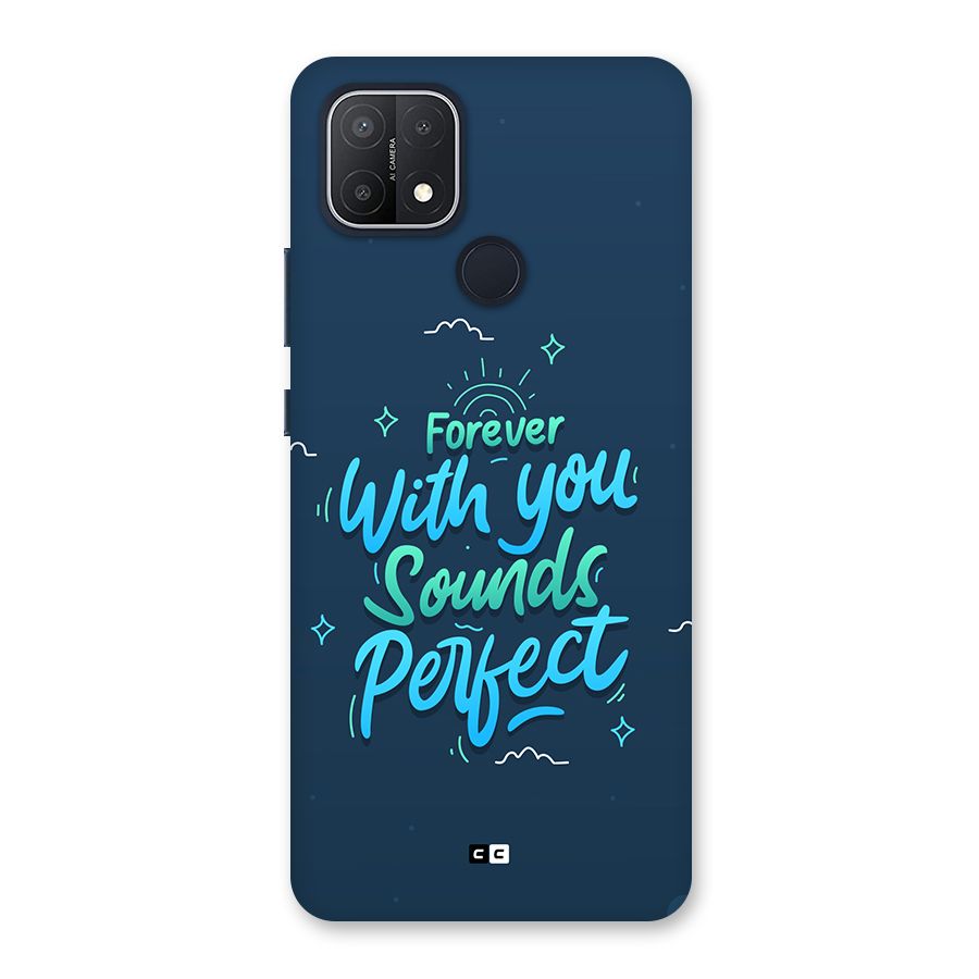 Sounds Perfect Back Case for Oppo A15s