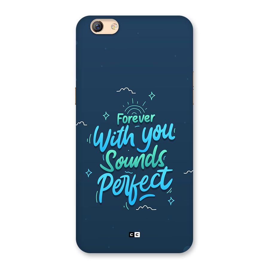 Sounds Perfect Back Case for Oppo F3 Plus