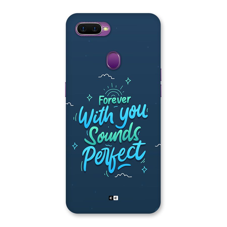 Sounds Perfect Back Case for Oppo F9