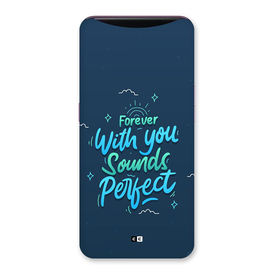 Sounds Perfect Back Case for Oppo Find X