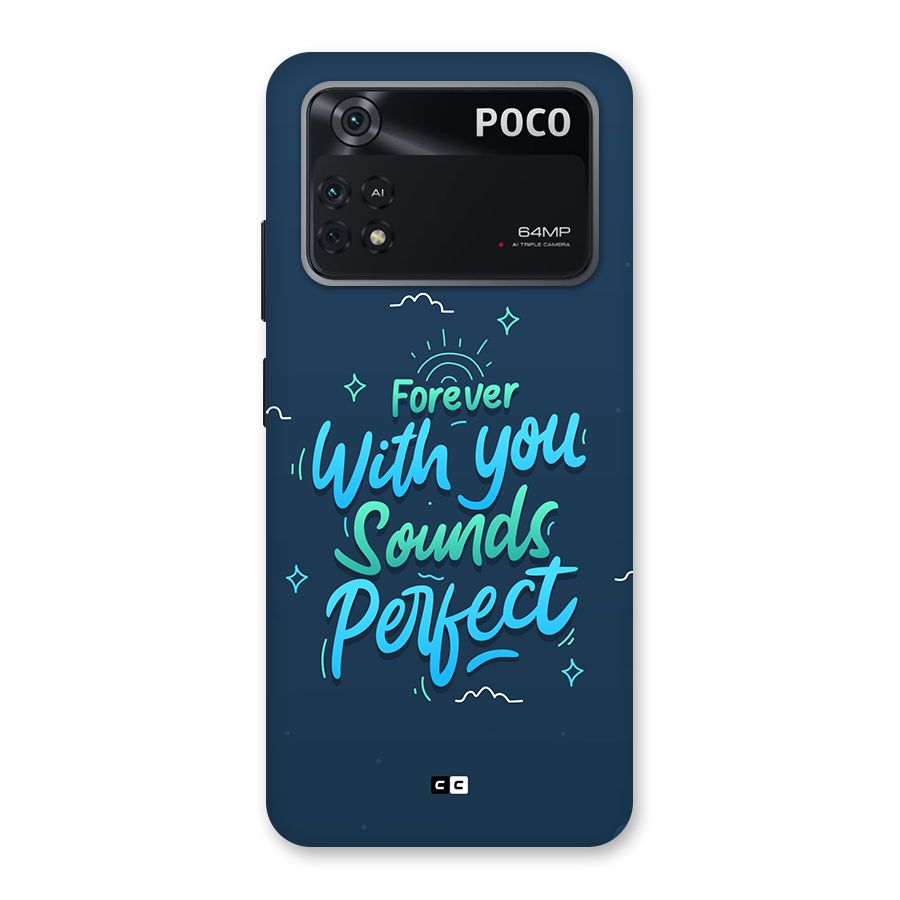 Sounds Perfect Back Case for Poco M4 Pro 4G