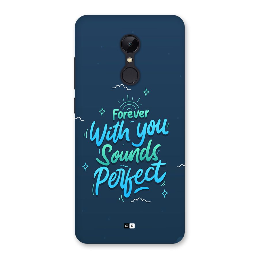 Sounds Perfect Back Case for Redmi 5
