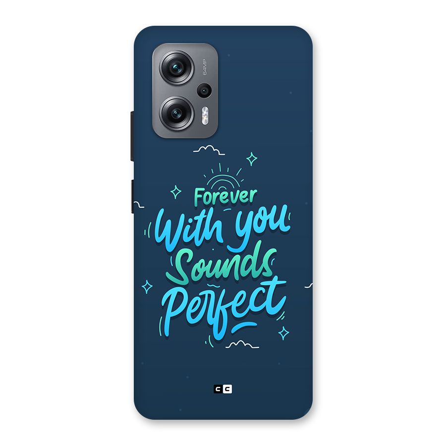 Sounds Perfect Back Case for Redmi K50i