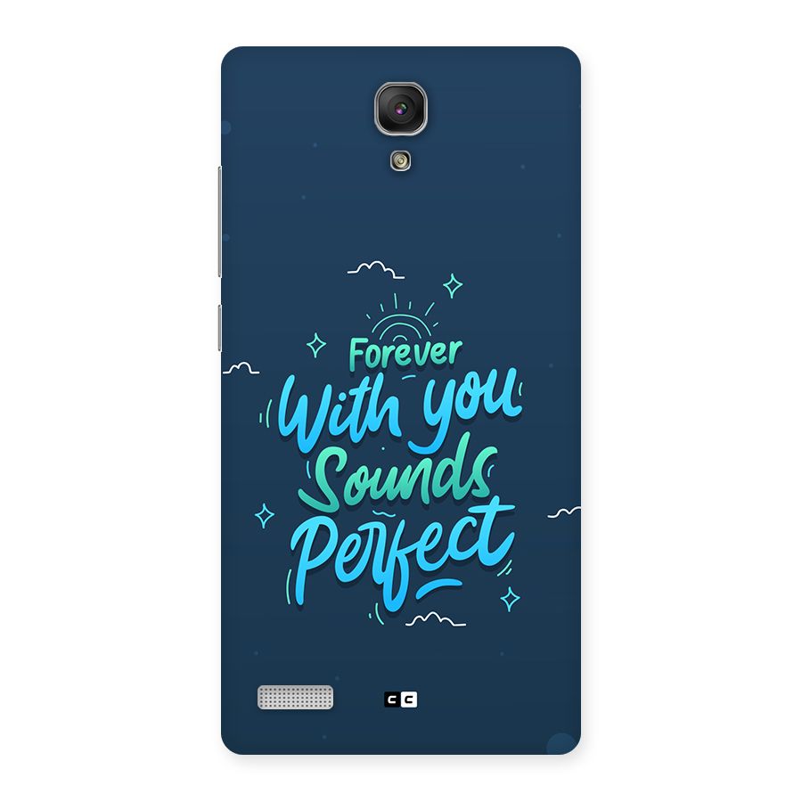 Sounds Perfect Back Case for Redmi Note Prime