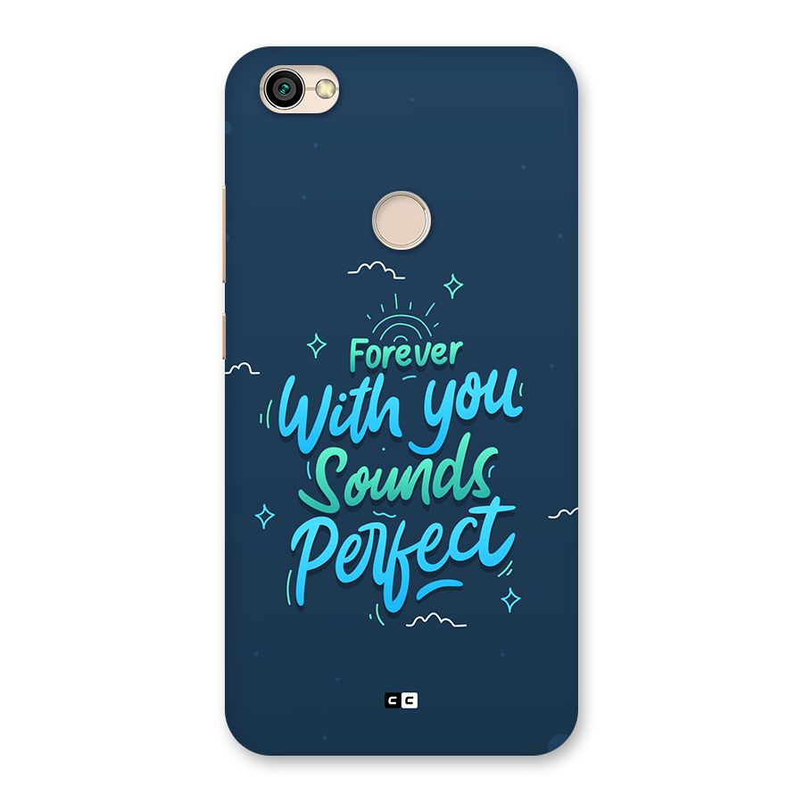 Sounds Perfect Back Case for Redmi Y1 2017