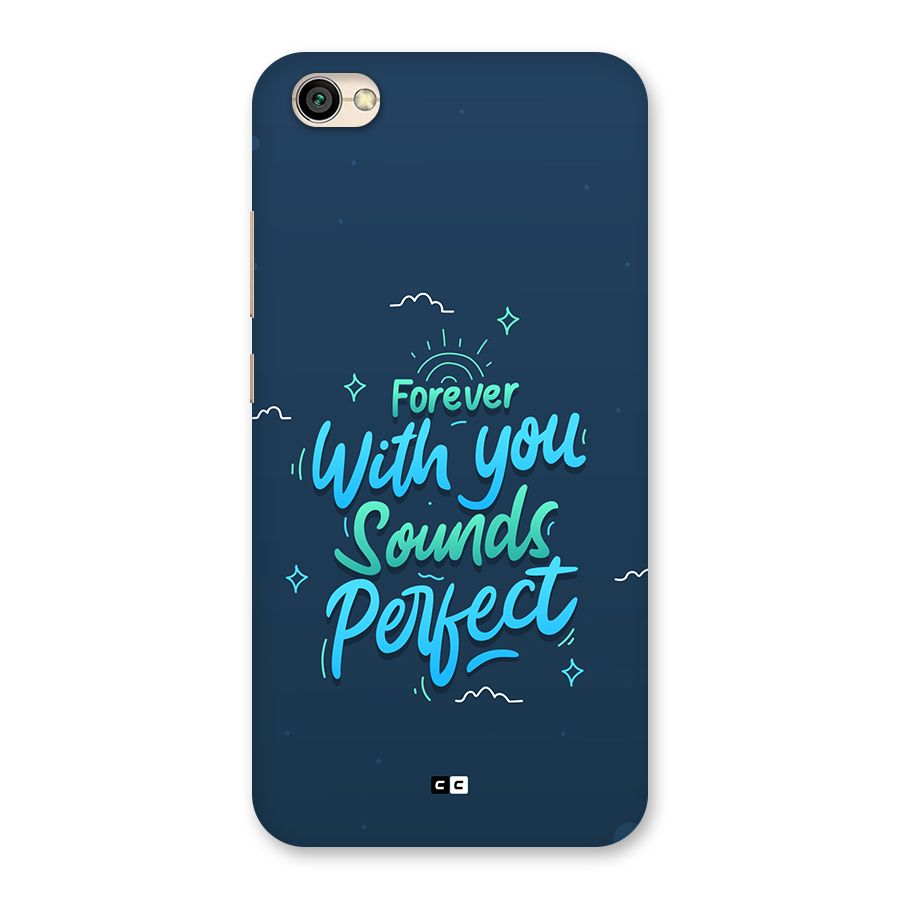 Sounds Perfect Back Case for Redmi Y1 Lite