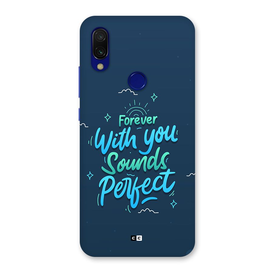 Sounds Perfect Back Case for Redmi Y3