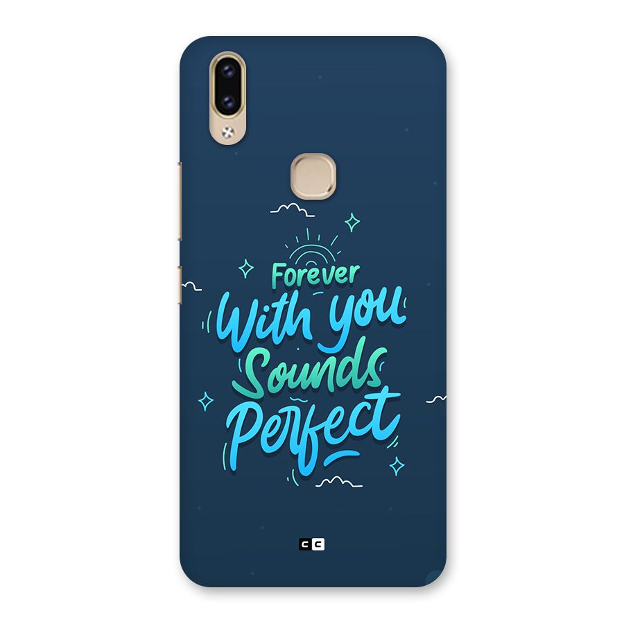 Sounds Perfect Back Case for Vivo V9 Youth