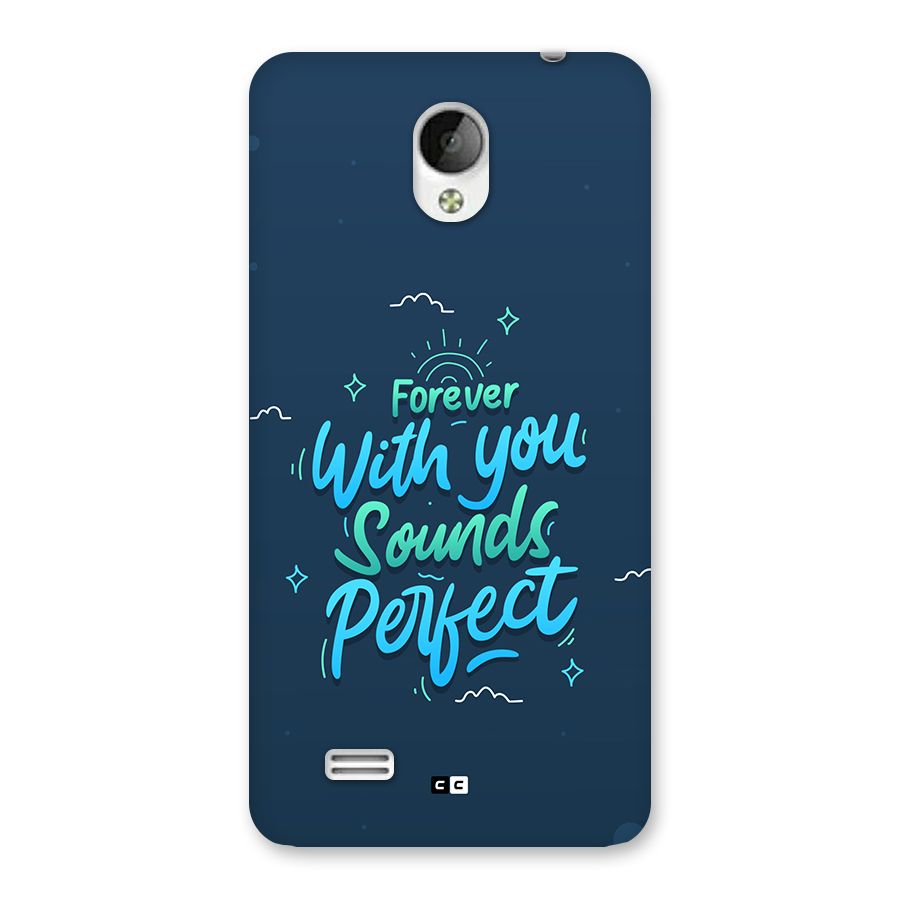 Sounds Perfect Back Case for Vivo Y21
