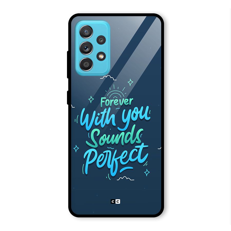 Sounds Perfect Glass Back Case for Galaxy A52s 5G