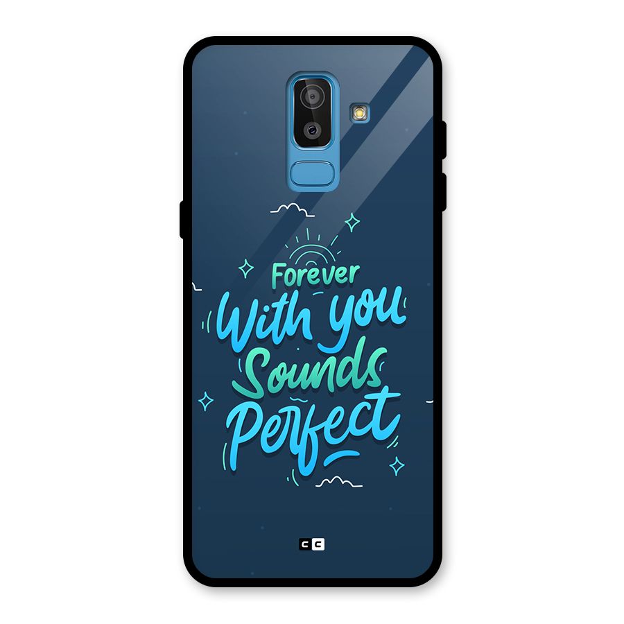 Sounds Perfect Glass Back Case for Galaxy J8