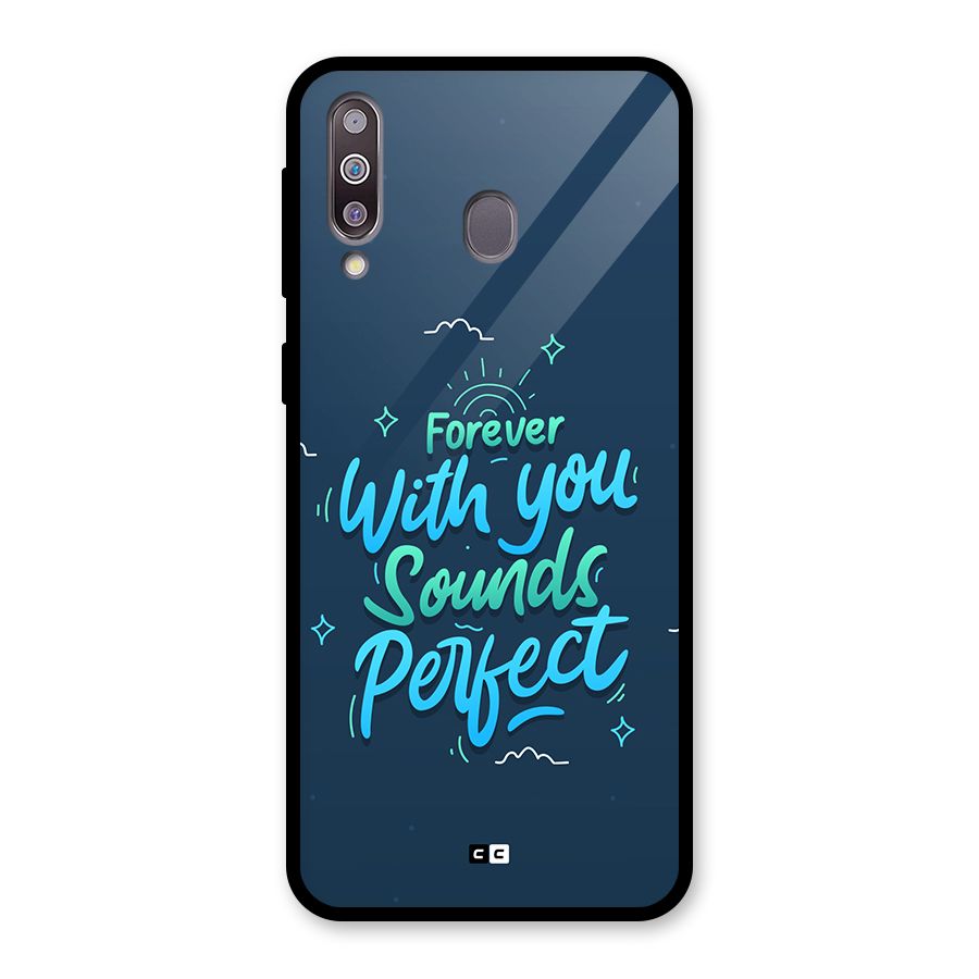 Sounds Perfect Glass Back Case for Galaxy M30