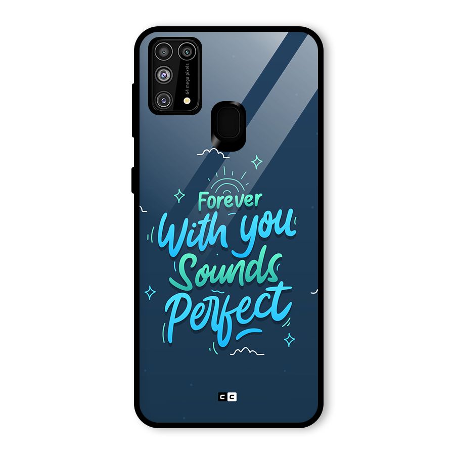 Sounds Perfect Glass Back Case for Galaxy M31