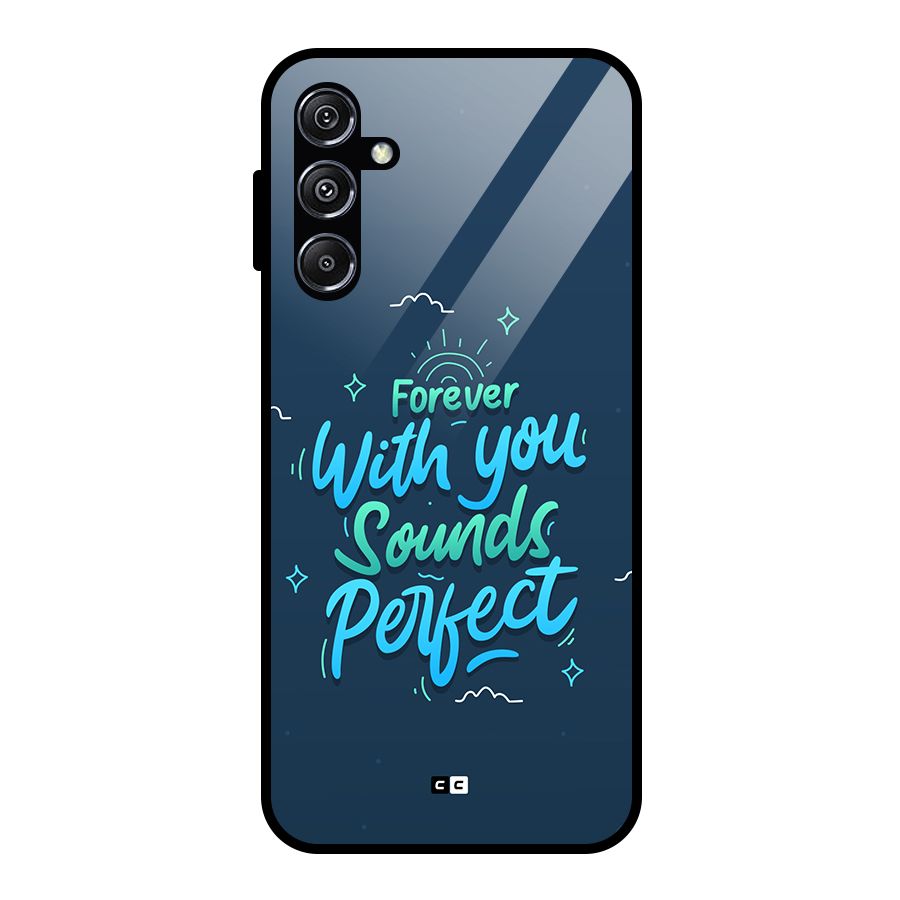 Sounds Perfect Glass Back Case for Galaxy M34 5G