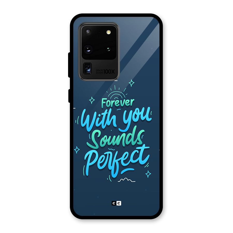 Sounds Perfect Glass Back Case for Galaxy S20 Ultra