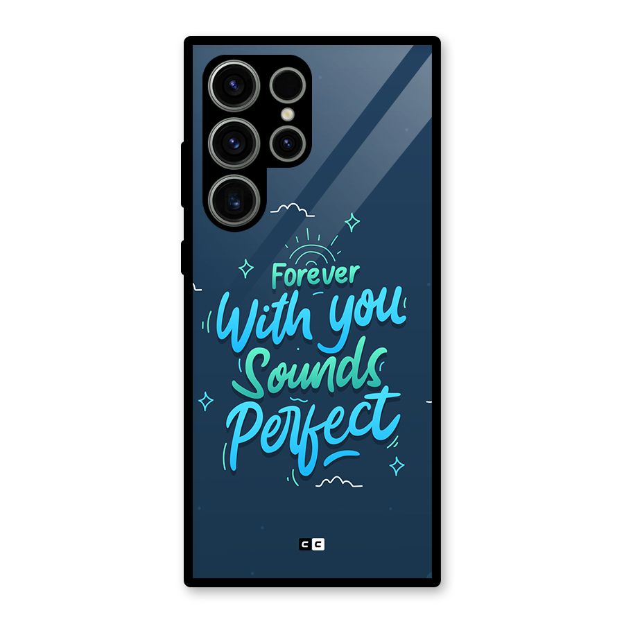 Sounds Perfect Glass Back Case for Galaxy S23 Ultra