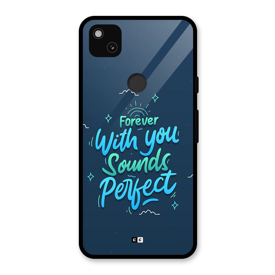Sounds Perfect Glass Back Case for Google Pixel 4a