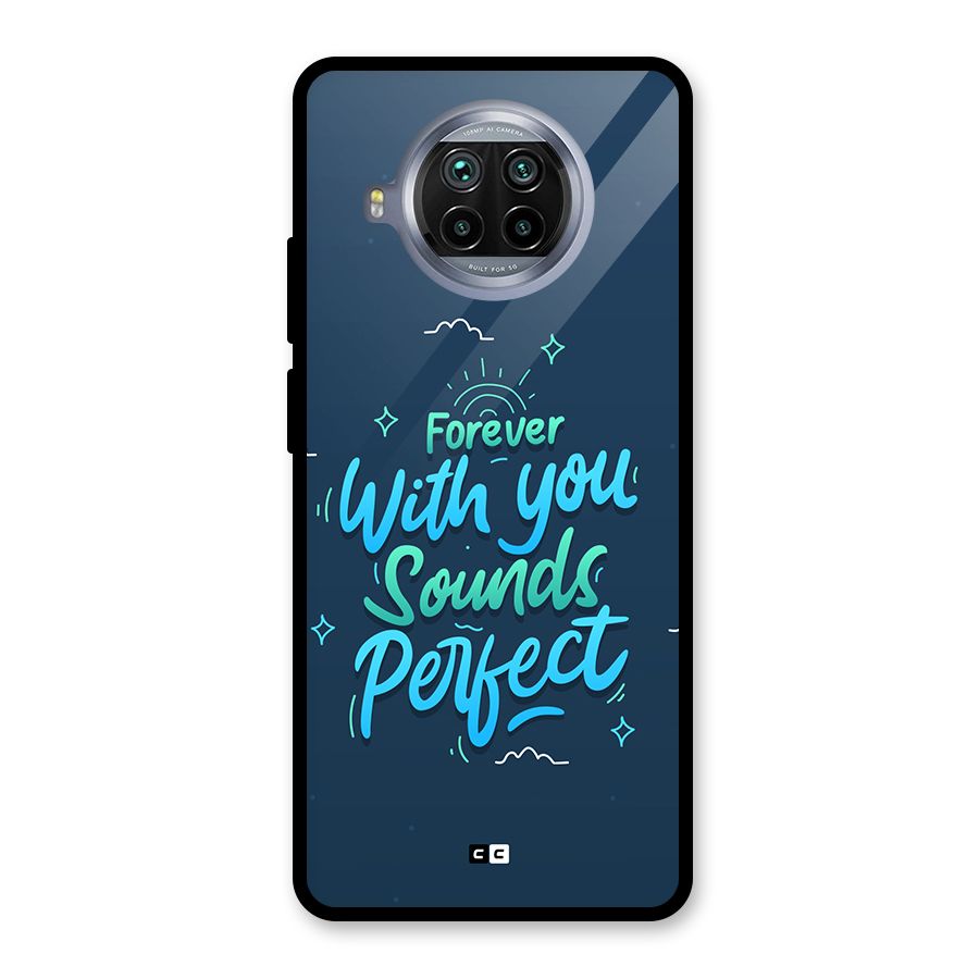 Sounds Perfect Glass Back Case for Mi 10i