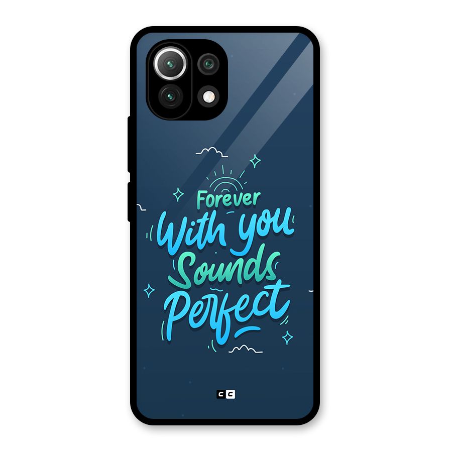 Sounds Perfect Glass Back Case for Mi 11 Lite NE 5G