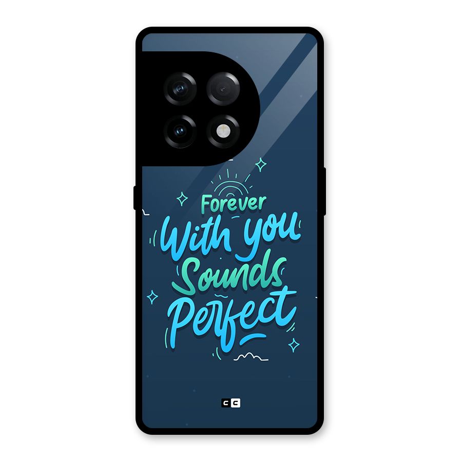 Sounds Perfect Glass Back Case for OnePlus 11R
