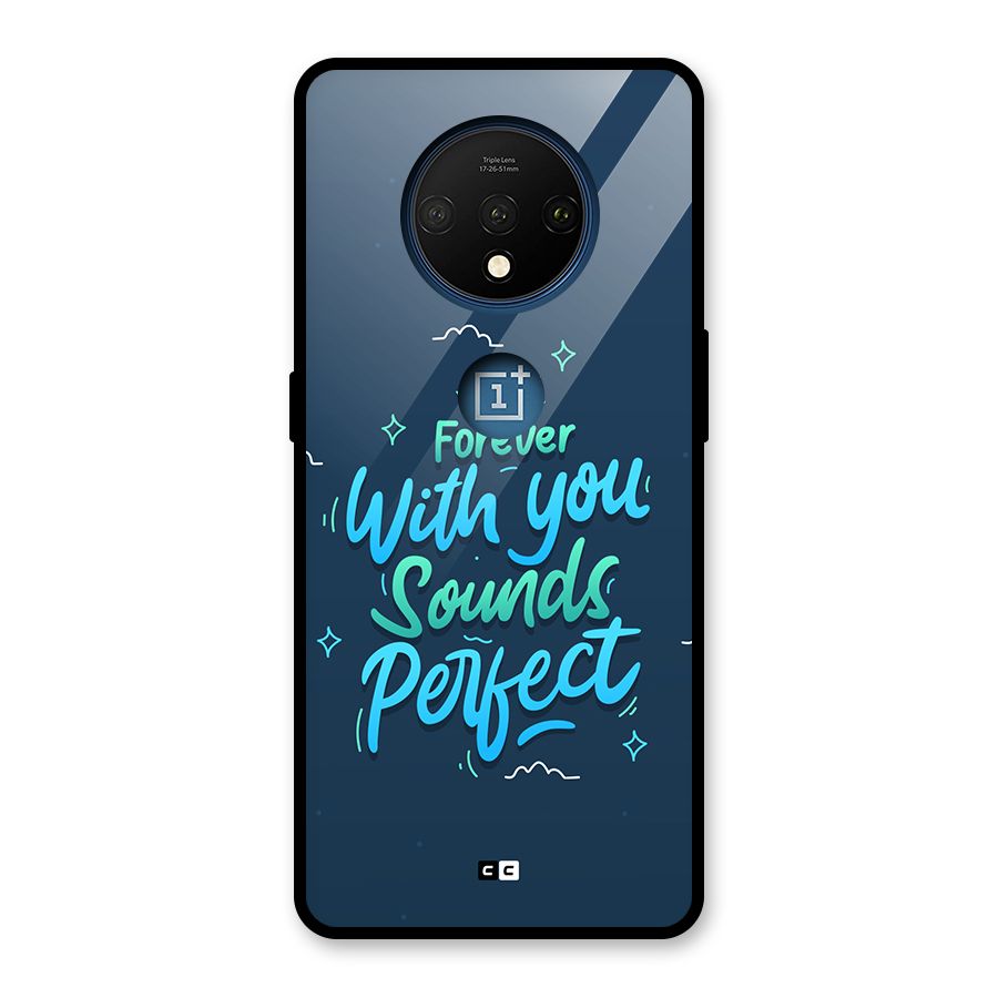 Sounds Perfect Glass Back Case for OnePlus 7T