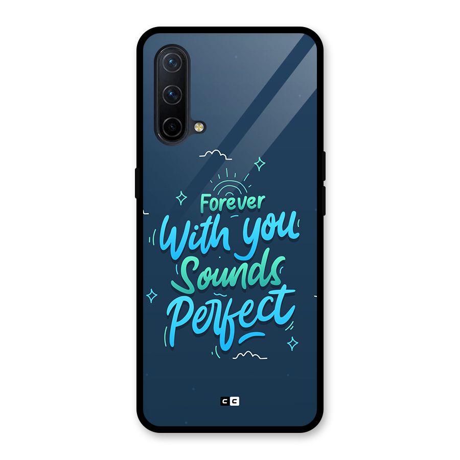 Sounds Perfect Glass Back Case for OnePlus Nord CE 5G