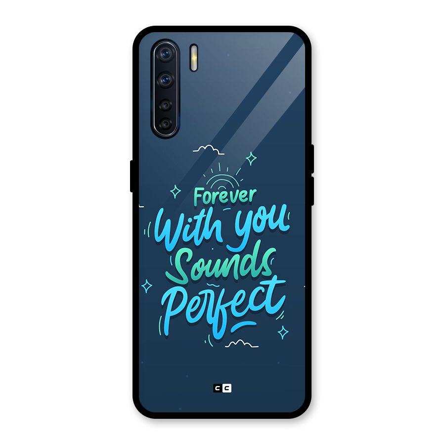 Sounds Perfect Glass Back Case for Oppo F15