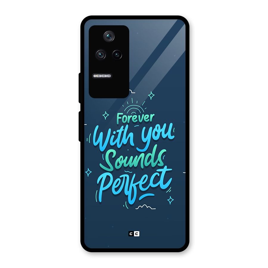Sounds Perfect Glass Back Case for Poco F4 5G