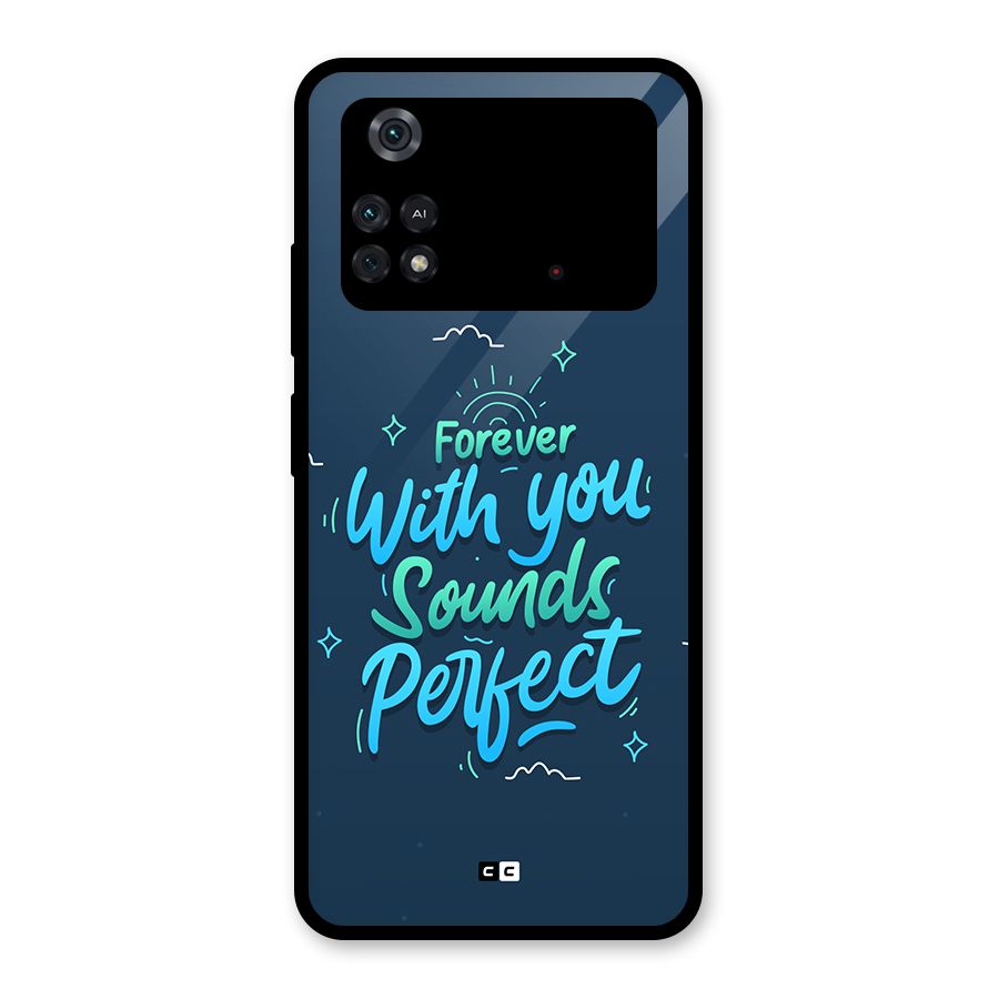 Sounds Perfect Glass Back Case for Poco M4 Pro 4G