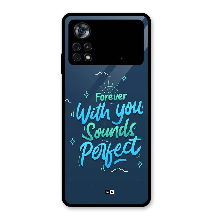 Sounds Perfect Glass Back Case for Poco X4 Pro 5G