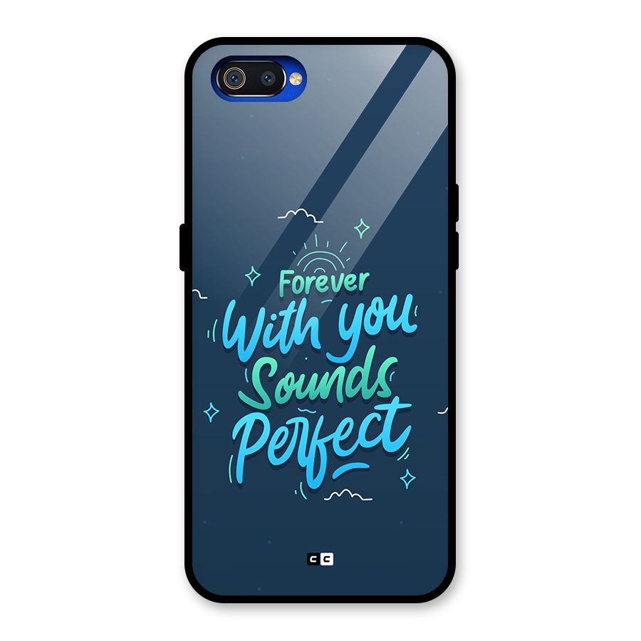Sounds Perfect Glass Back Case for Realme C2