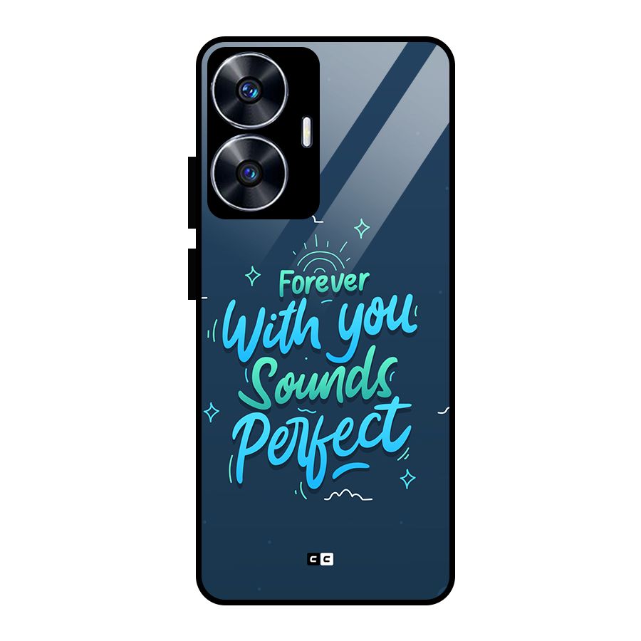 Sounds Perfect Glass Back Case for Realme Narzo N55