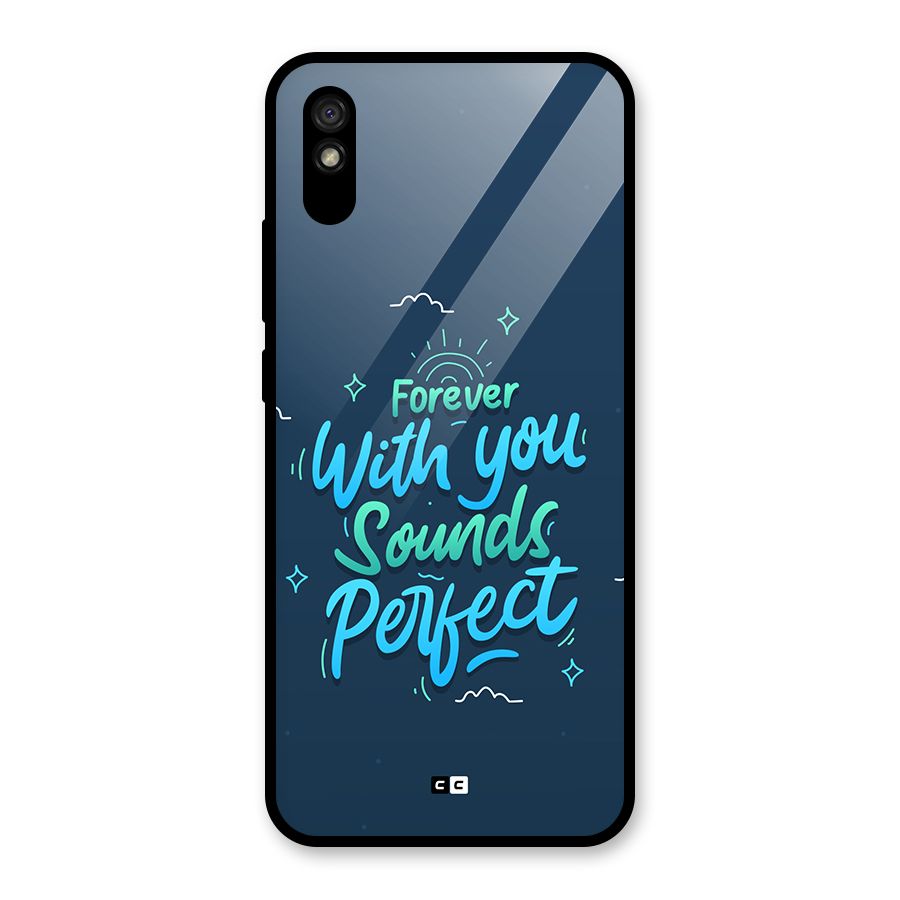 Sounds Perfect Glass Back Case for Redmi 9i