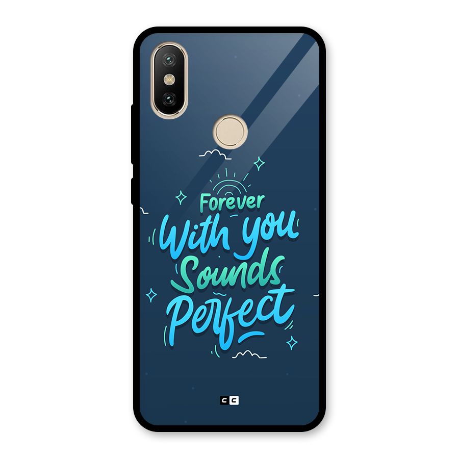 Sounds Perfect Glass Back Case for Redmi A2
