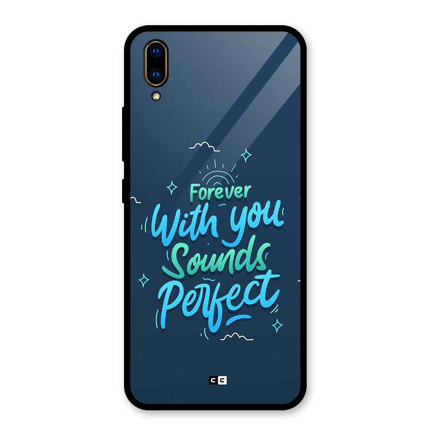 Sounds Perfect Glass Back Case for Vivo V11 Pro