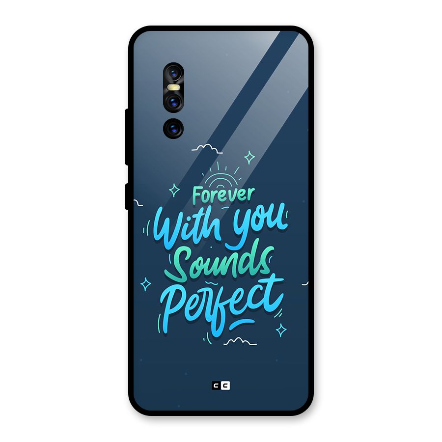 Sounds Perfect Glass Back Case for Vivo V15 Pro