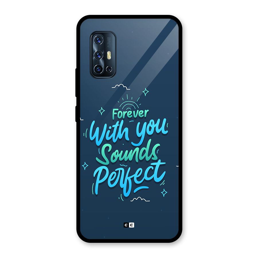 Sounds Perfect Glass Back Case for Vivo V17