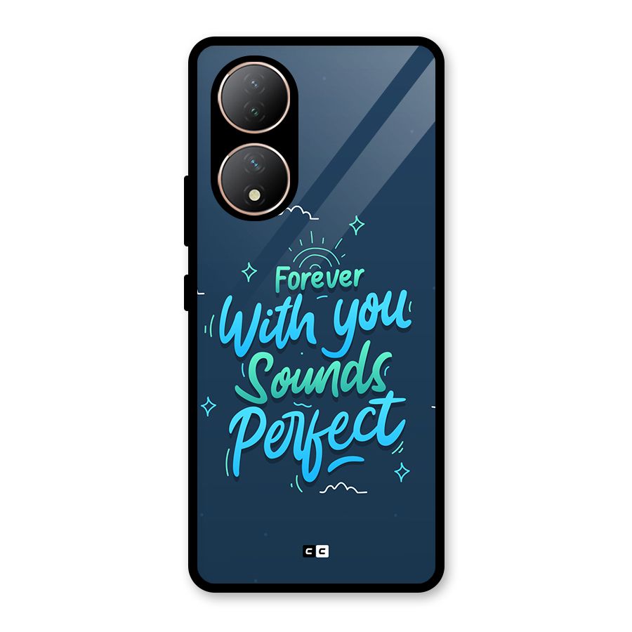 Sounds Perfect Glass Back Case for Vivo Y100A