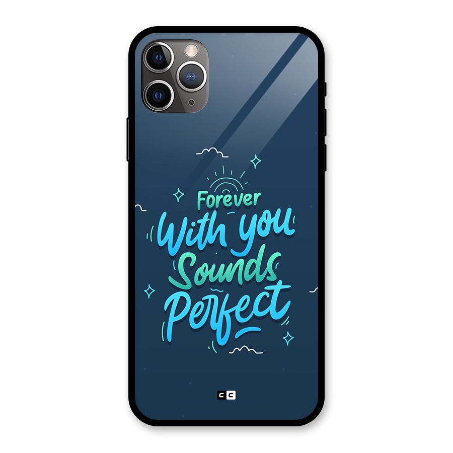 Sounds Perfect Glass Back Case for iPhone 11 Pro Max