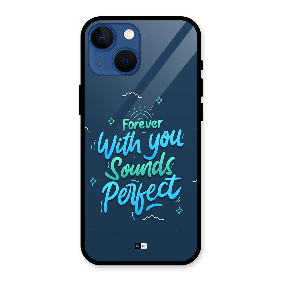Sounds Perfect Glass Back Case for iPhone 13 Mini