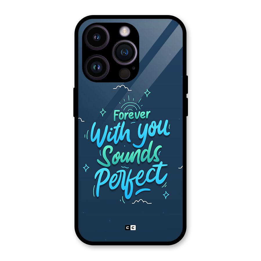 Sounds Perfect Glass Back Case for iPhone 14 Pro
