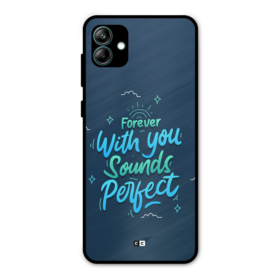 Sounds Perfect Metal Back Case for Galaxy A04