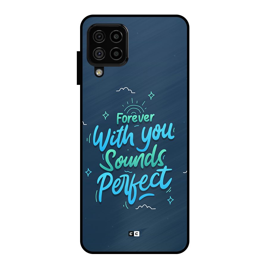 Sounds Perfect Metal Back Case for Galaxy A22 4G