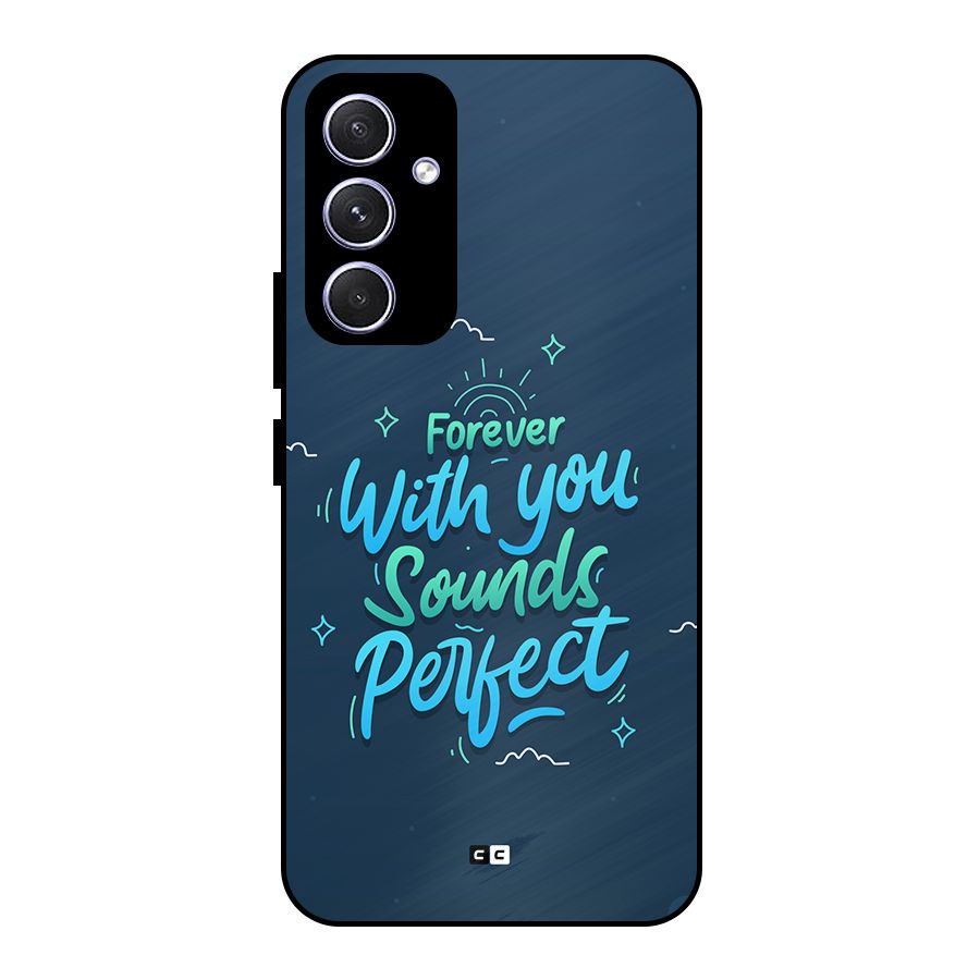 Sounds Perfect Metal Back Case for Galaxy A54