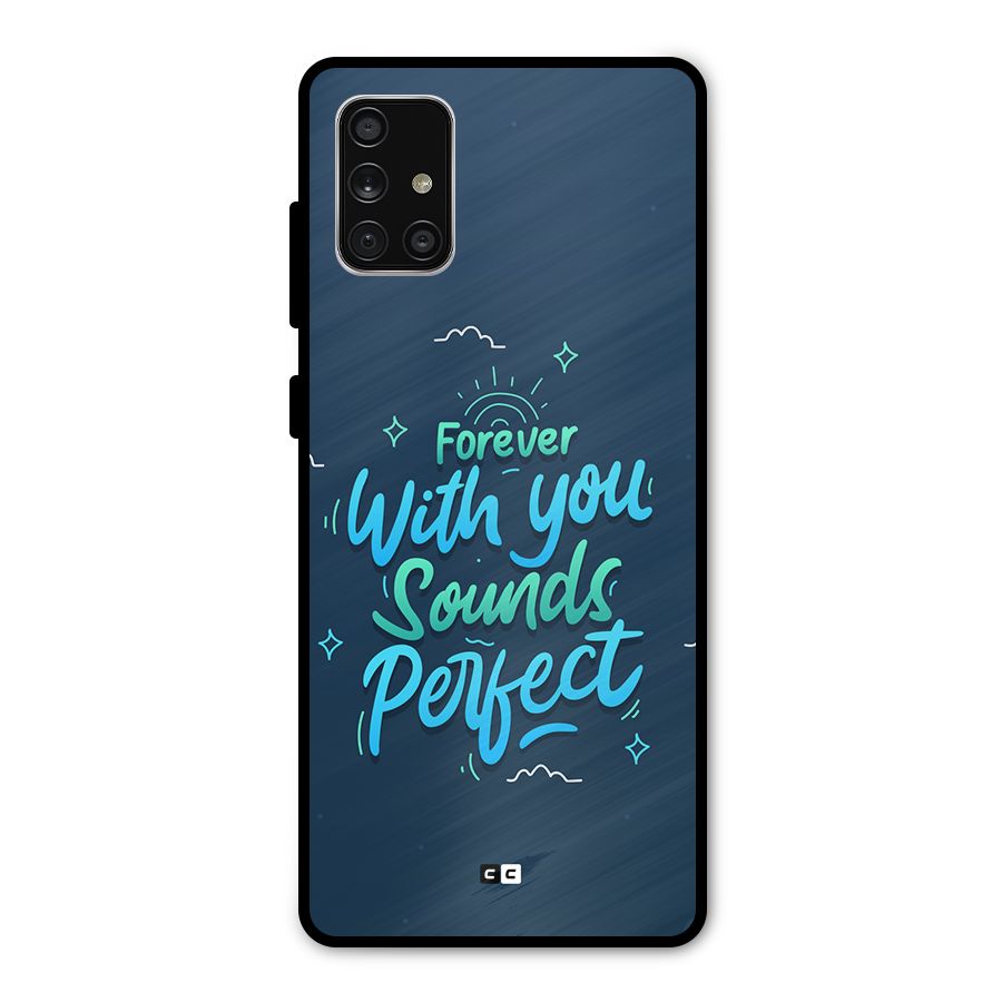 Sounds Perfect Metal Back Case for Galaxy A71