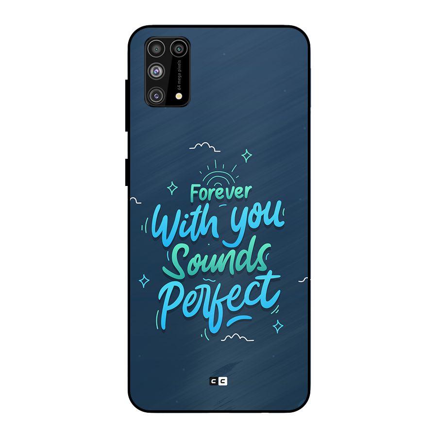 Sounds Perfect Metal Back Case for Galaxy F41