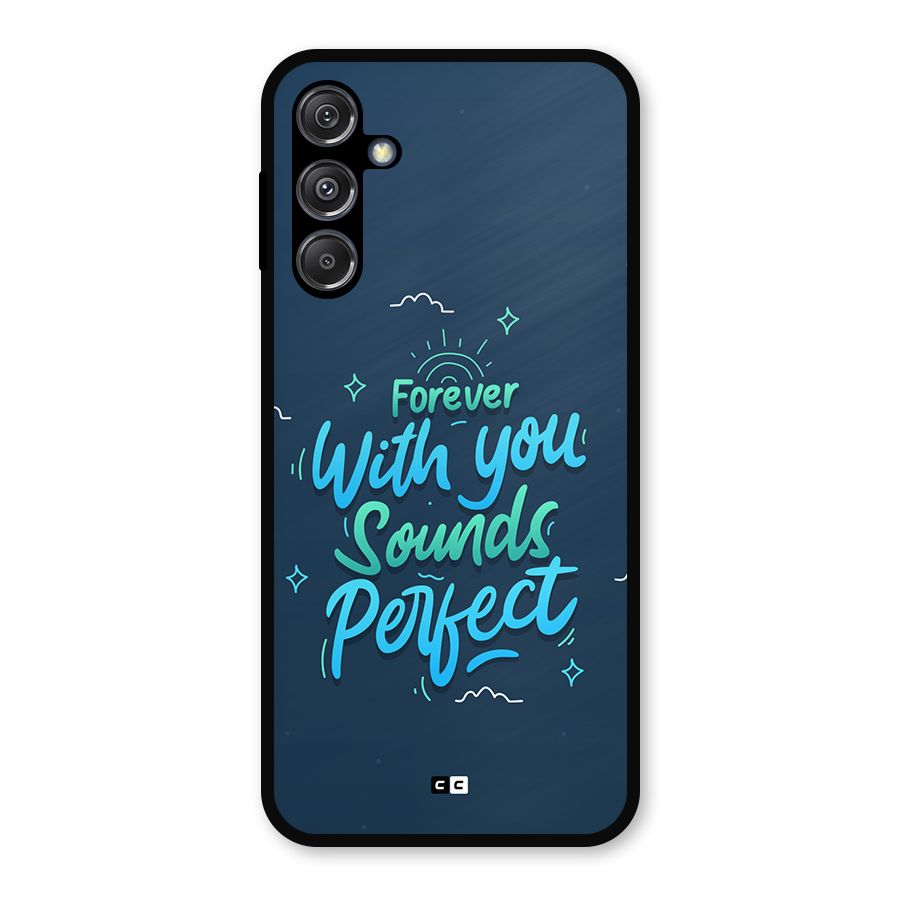 Sounds Perfect Metal Back Case for Galaxy M34 5G