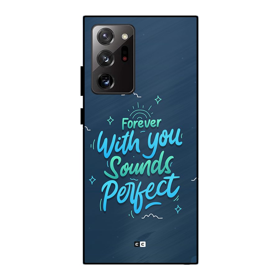 Sounds Perfect Metal Back Case for Galaxy Note 20 Ultra 5G