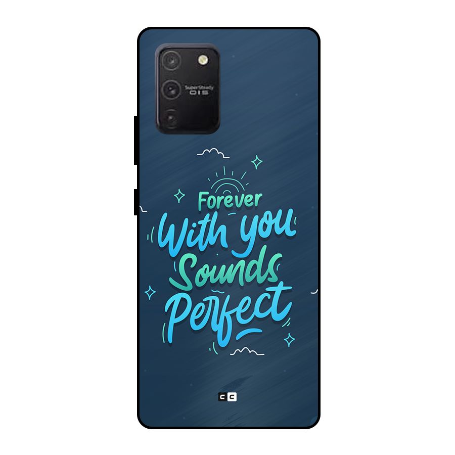 Sounds Perfect Metal Back Case for Galaxy S10 Lite