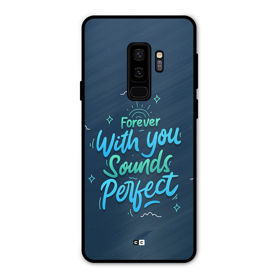 Sounds Perfect Metal Back Case for Galaxy S9 Plus